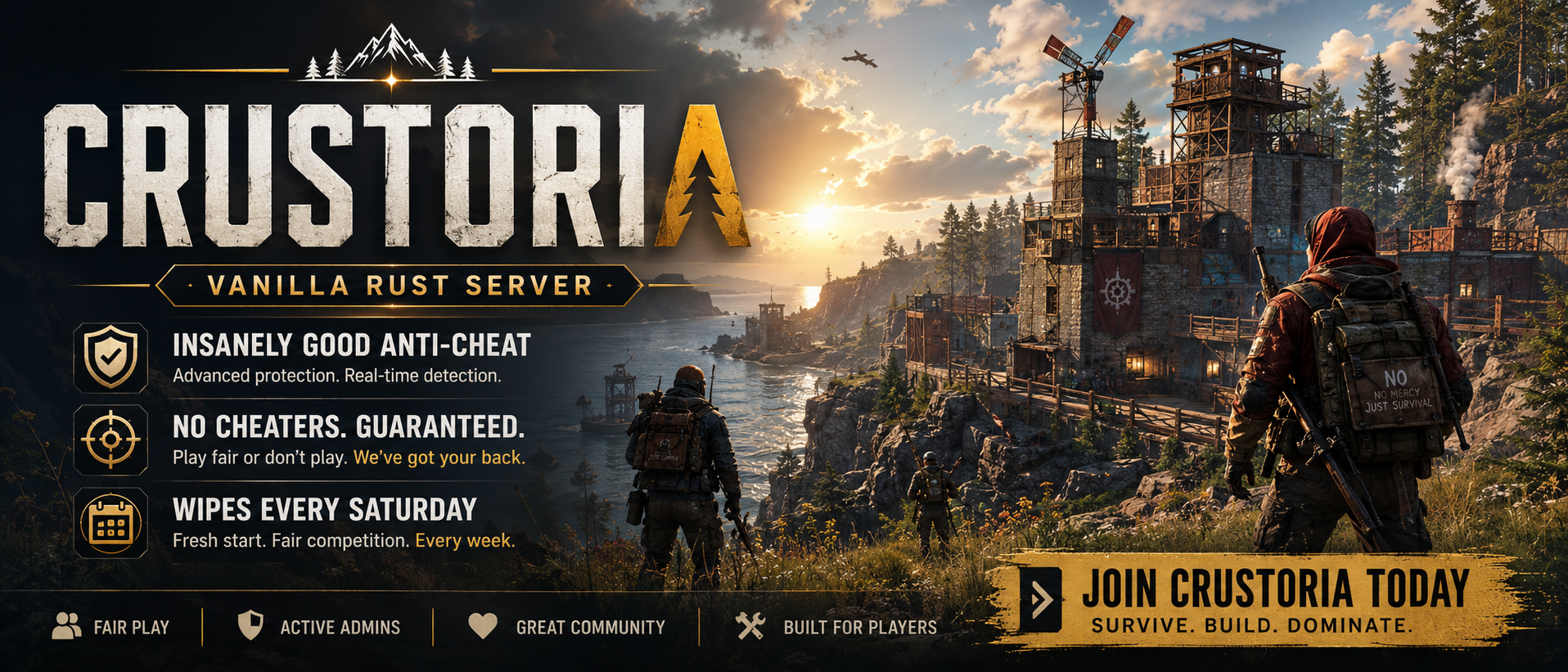 Crustoria | EU Vanilla | Sat 19:00 UTC Full Wipe image