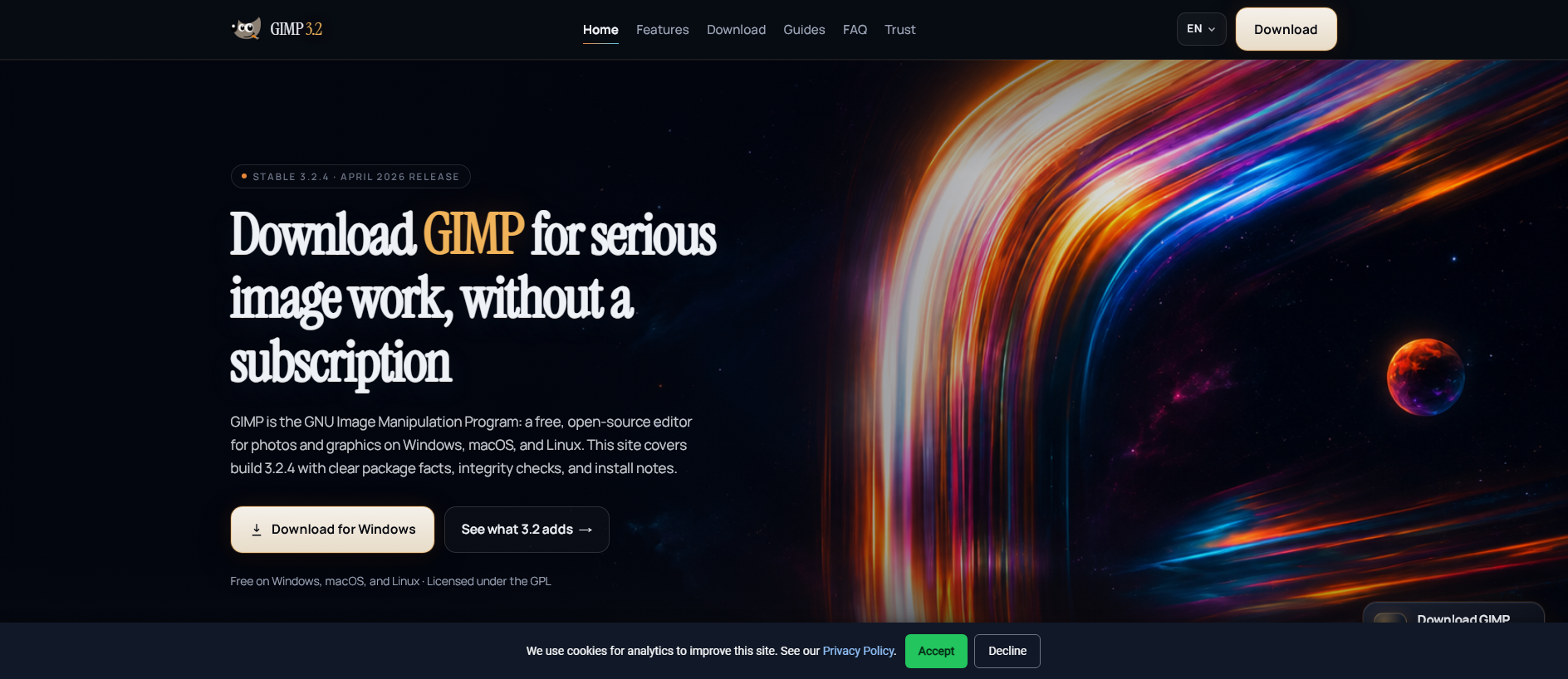 Stored capture of g-i-m-p.org