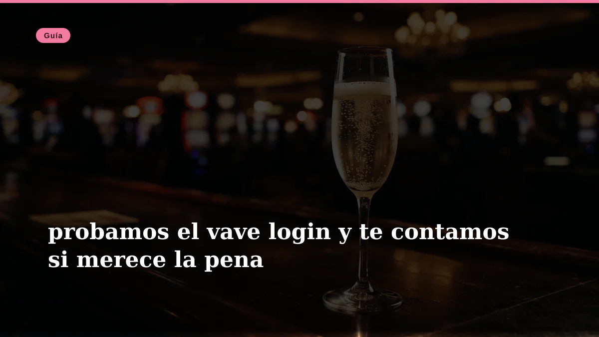 probamos el vave login y te contamos si merece la pena