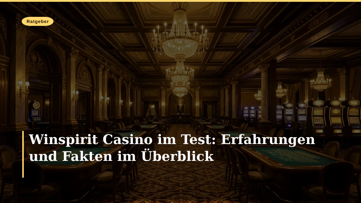 Winspirit Casino im Test: Erfahrungen und Fakten im Überblick