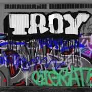 Graffiti artwork by TROY