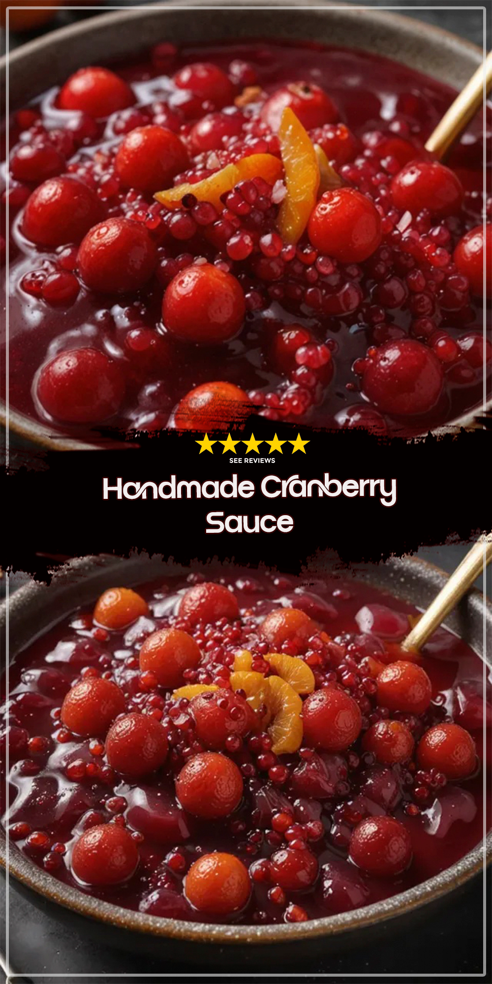 Handmade Cranberry Sauce
