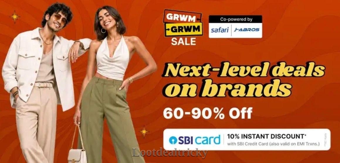 Flipkart Grwm Grwm – Massive Offer Get 90% OFF Today