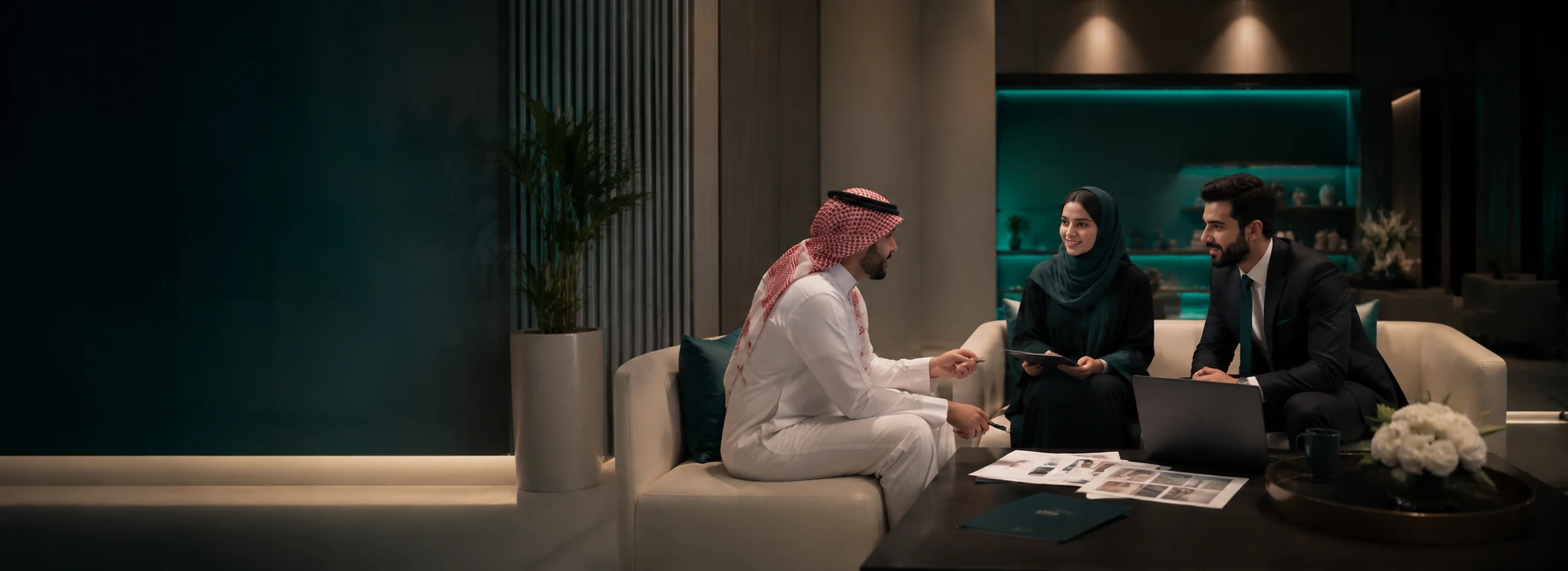 فريق المنظور الثالث في استقبال العملاء