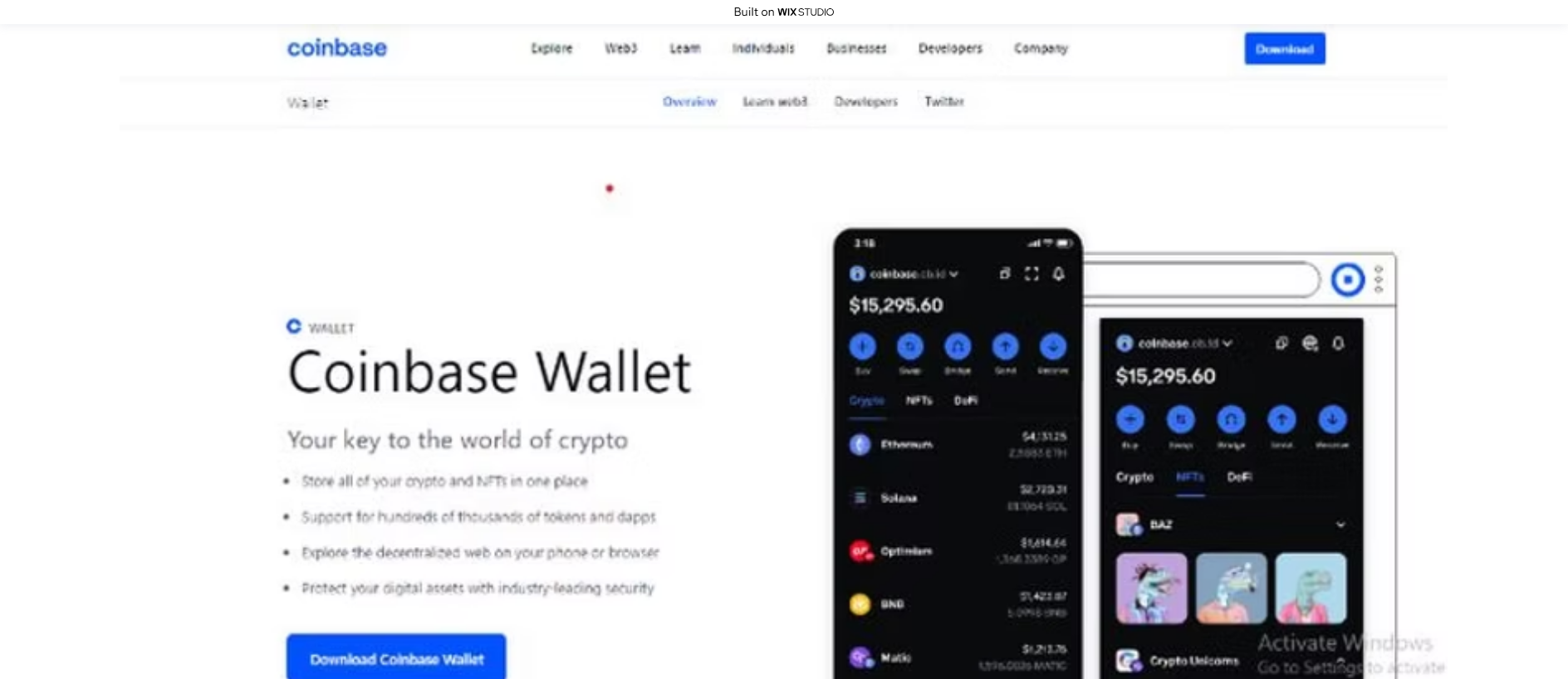Stored capture of apps-coin-ext.wixstudio.com