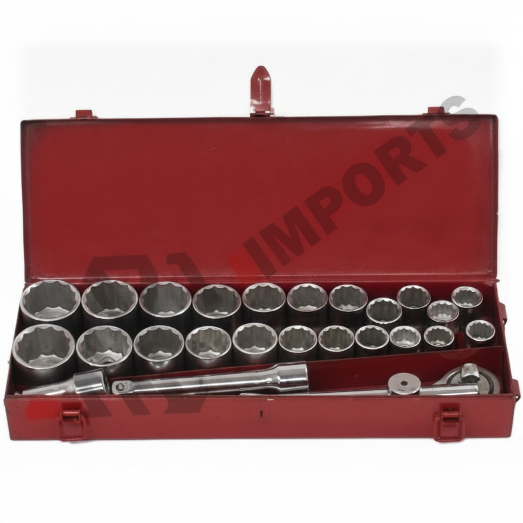 Socket Set 3/4 Drive AF Metric 27 Piece (22-50mm, 7/8-2")