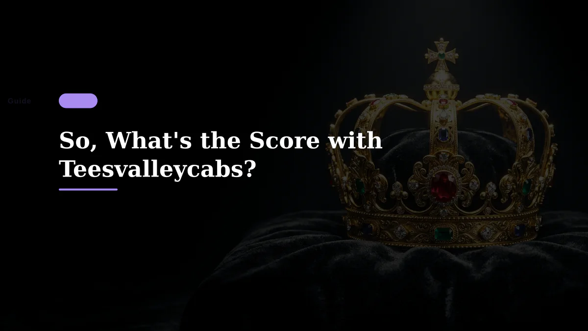 So, What's the Score with Teesvalleycabs?