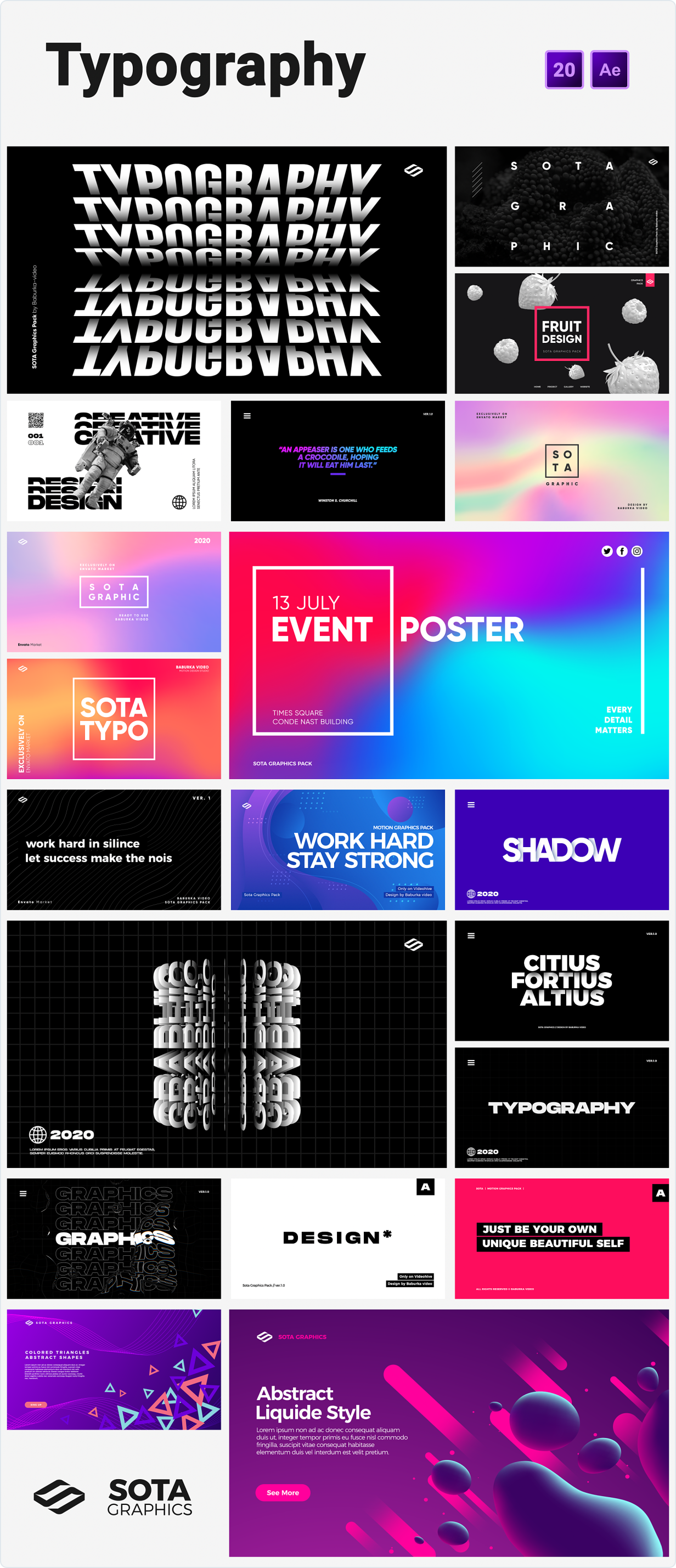 Motion Graphics Pack - 8
