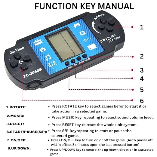 Handheld Electronic Brick Game, Retro Video Game Console for Kids. photo 2