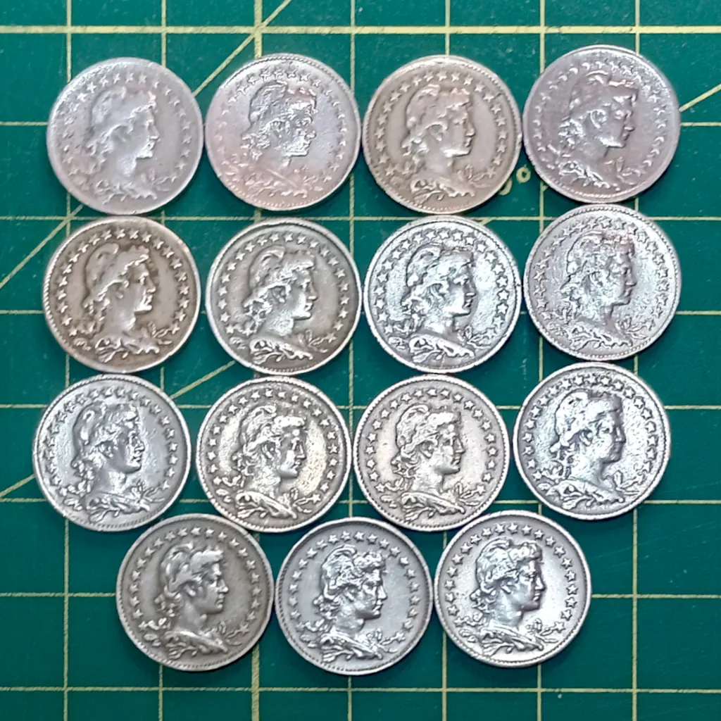 Lote: 14 Moedas 100 Réis Sem Repetir Data MBC +1 de Brinde - Foto 2