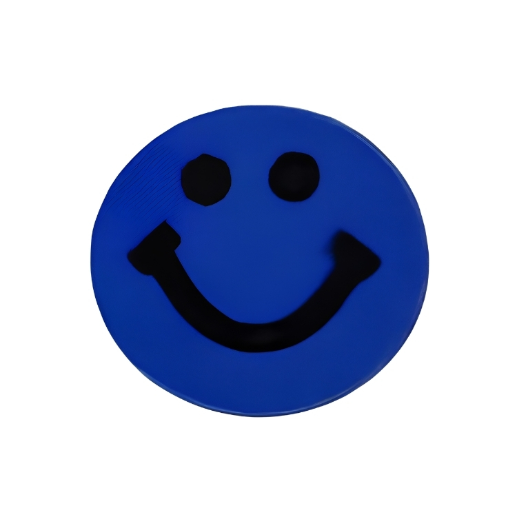 Smiley bleu