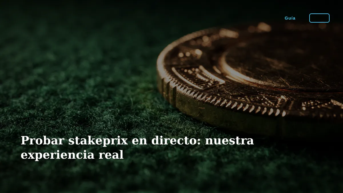 Probar stakeprix en directo: nuestra experiencia real