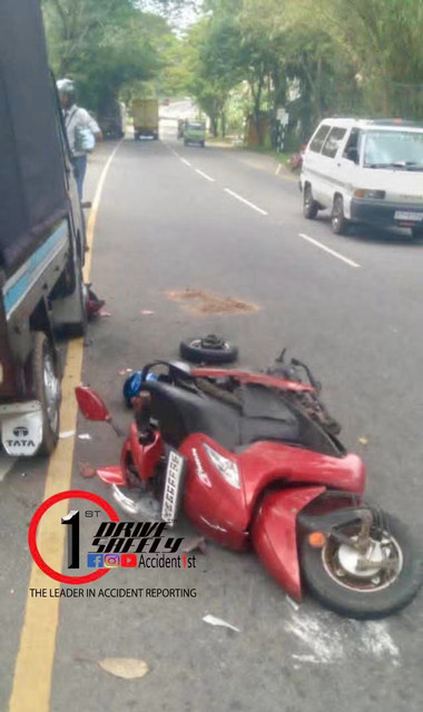 A woman died in an accident on the Kurunegala - Negombo road