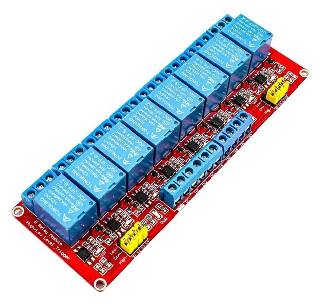 Módulo Relé 8 Canais 12V