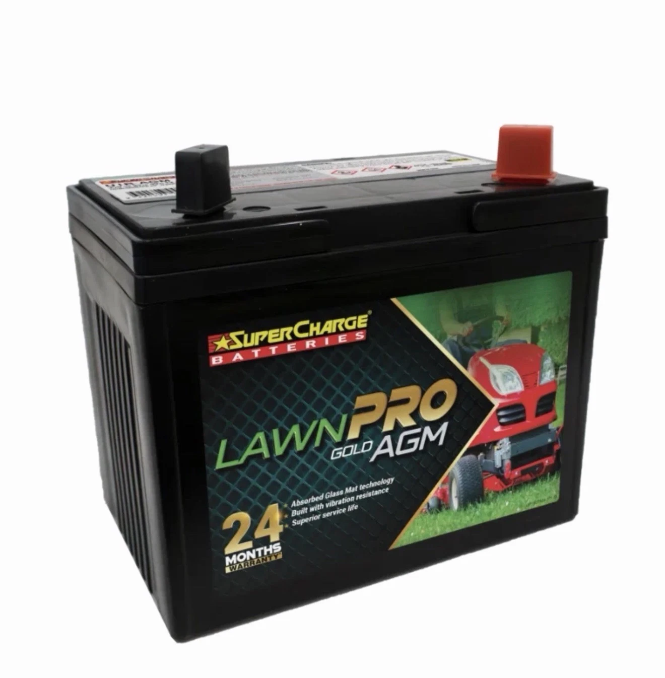 SUPERCHARGE LAWN CARE U1-AGM - 12V 350CCA