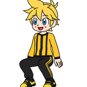 Kagamine Len SMB sitting