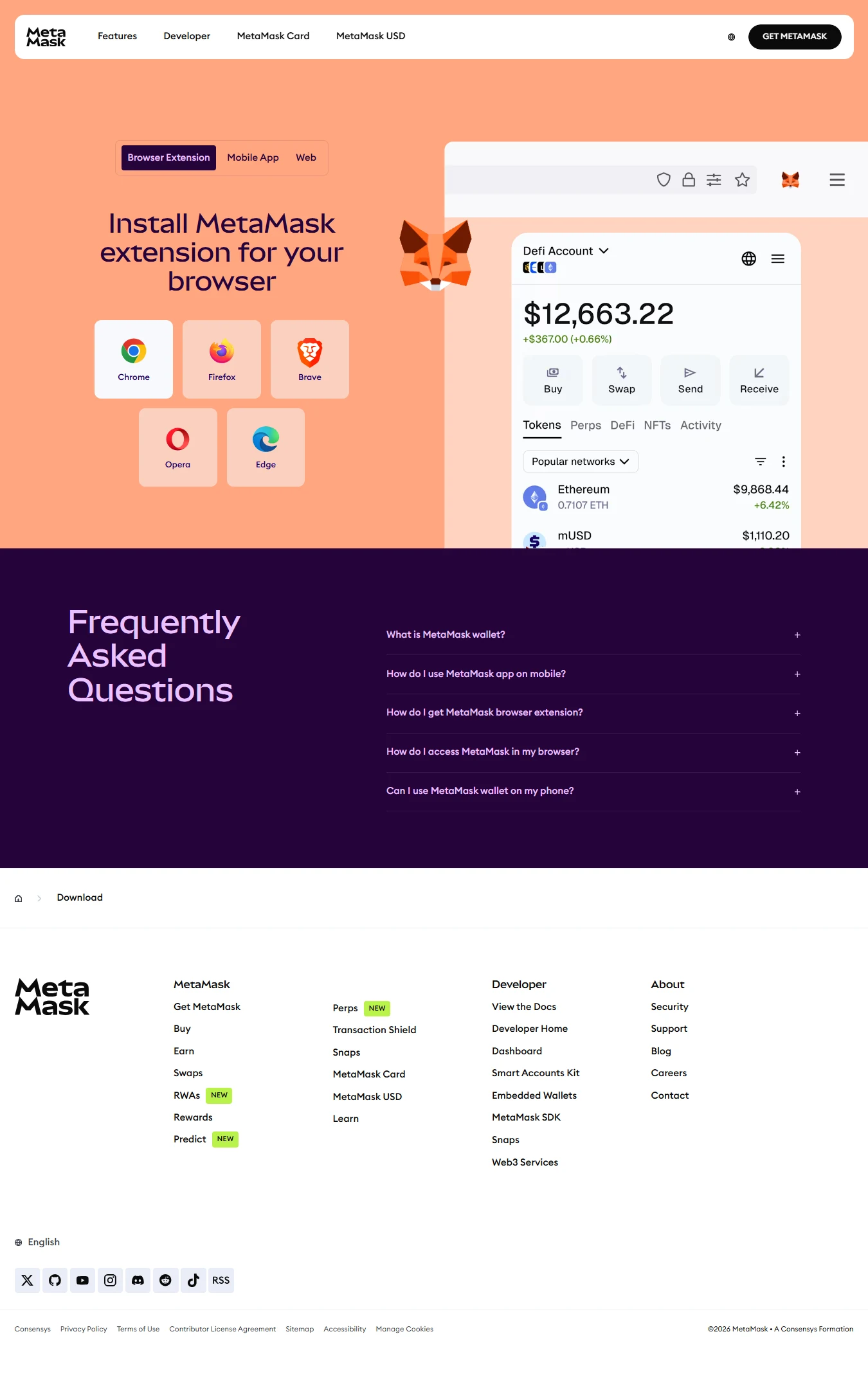 MetaMask download