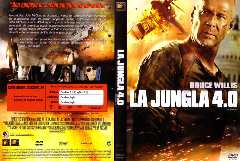 Die4 carat - La Jungla 4.0 [DVD9 Full] [Pal] [Esp/Ing] [5.1] [DTS] [Sub:Multi] [2007] [Acción] [VS]