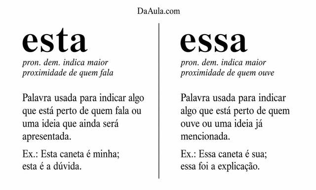 Esta ou essa