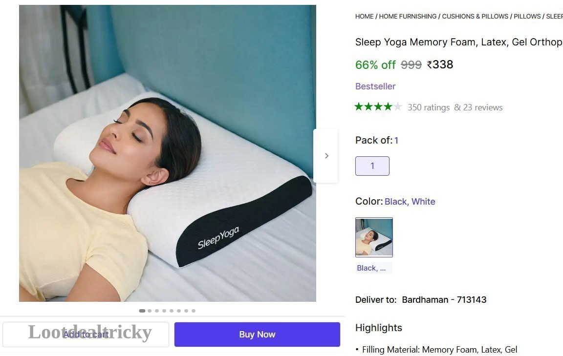   sleep Yoga Memory – Just ₹338 | Best Price Drop Today