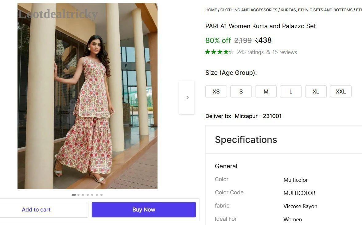   women S Kurta – Just ₹438 | Exclusive Sale Discount