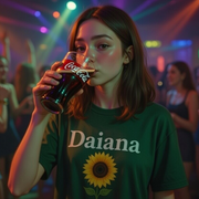 072 Bebendo uma Coca-Cola