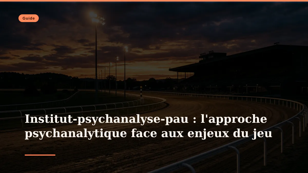 Institut-psychanalyse-pau : l'approche psychanalytique face aux enjeux du jeu