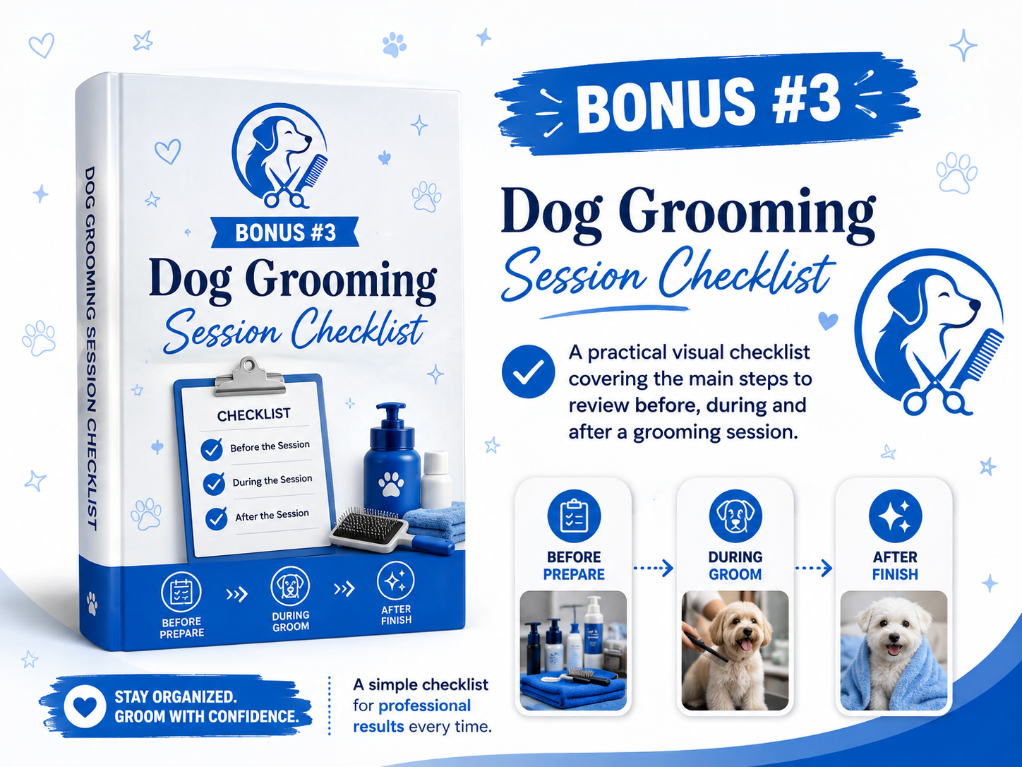 Dog Grooming Session Checklist