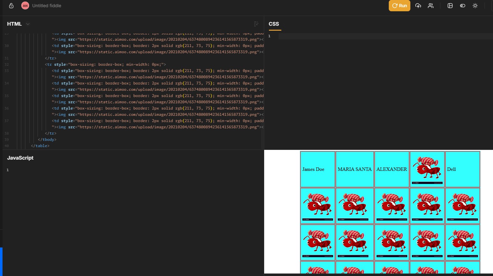 Copying Graphics using HTML
