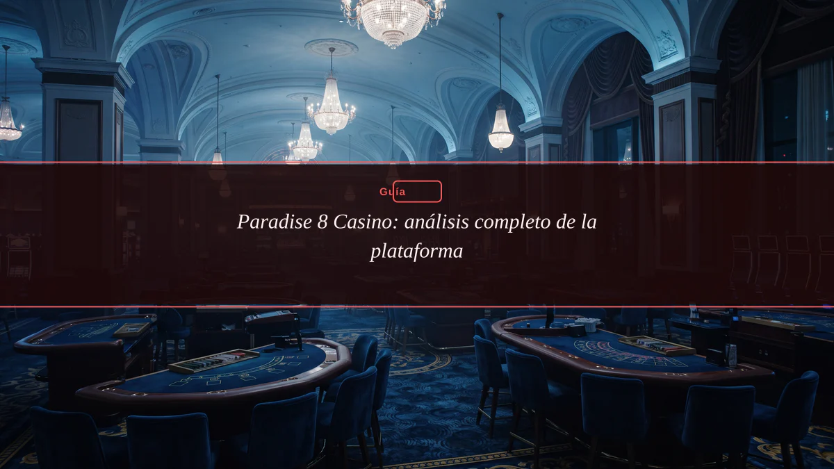 Paradise 8 Casino: análisis completo de la plataforma