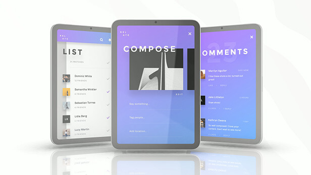 Tablet App Promo - Website Presentation Tablet App Promo - Website Presentation