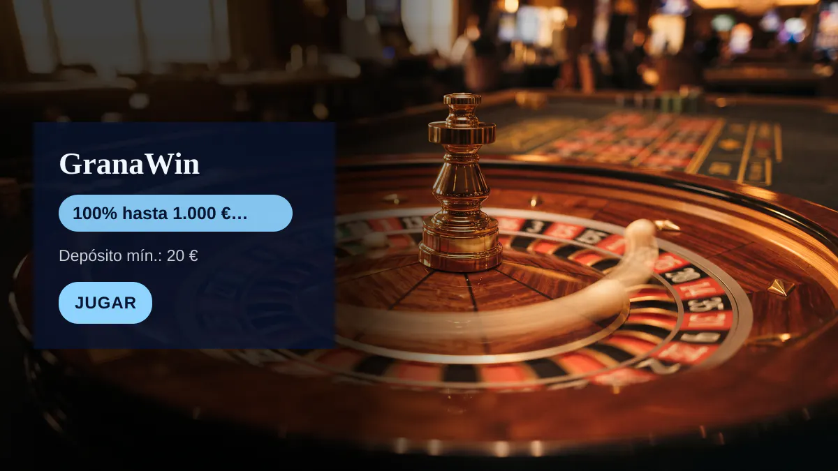 GranaWin casino � bono de bienvenida 100% hasta 1.000 � + 120 FS, pagos: Visa, Mastercard, Skrill, Neteller, Paysafecard