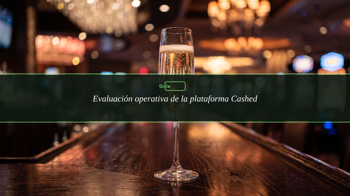 Evaluación operativa de la plataforma Cashed