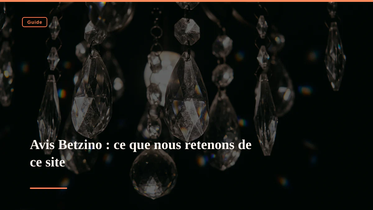 Avis Betzino : ce que nous retenons de ce site