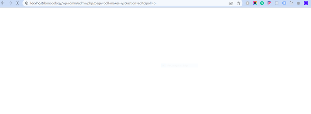 Poll-Maker-PLugin-Error