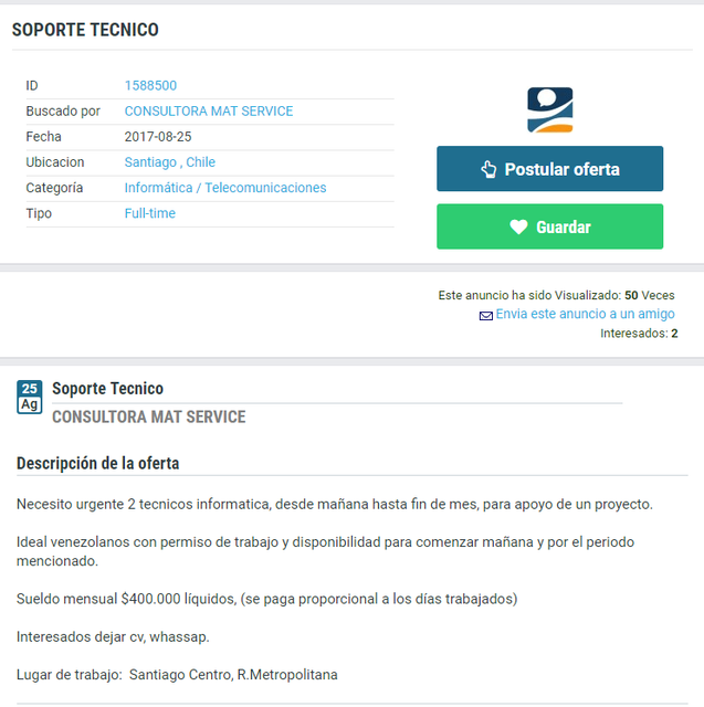 Soporte tecnico