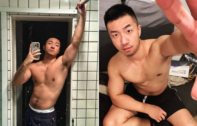 抖音网红优质短发帅哥最近被街头采访曾经嗨玩三P