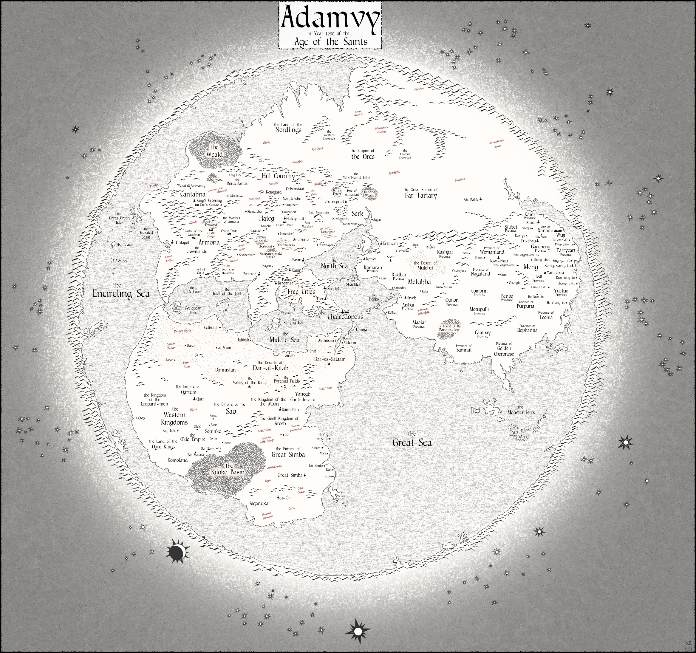 Of Saints, Stars, and Empires Long United: the World of Adamvy Mature ...