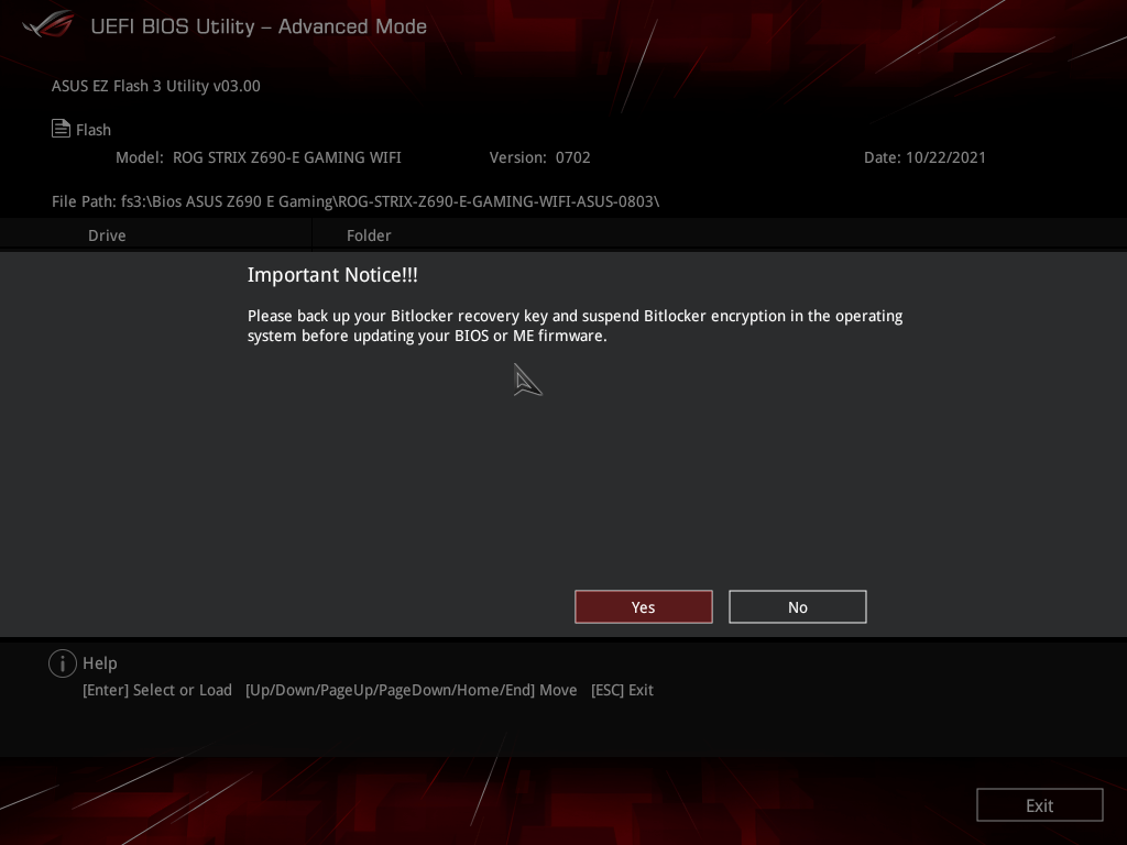 Update Bios Motherboard