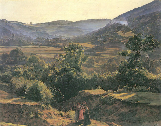 Berglandschaft-mit-der-Ruine-Liechtenstein-bei-M-dling