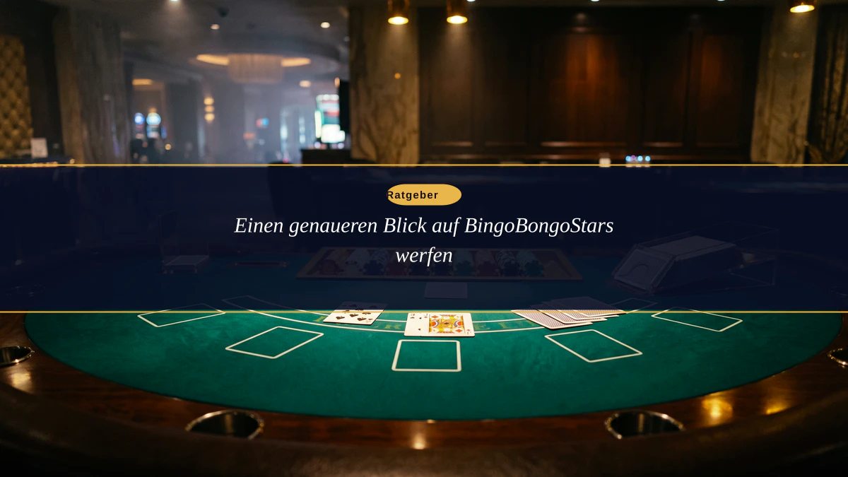 Einen genaueren Blick auf BingoBongoStars werfen