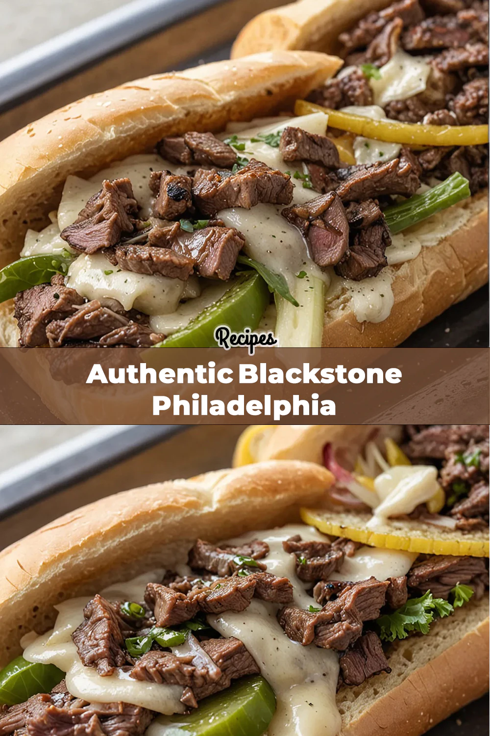 Authentic Blackstone Philadelphia Cheesesteak