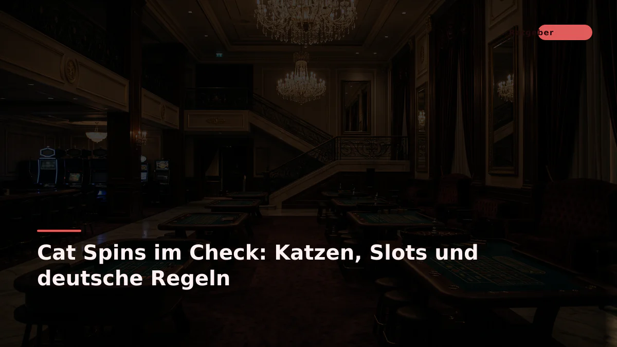 Cat Spins im Check: Katzen, Slots und deutsche Regeln