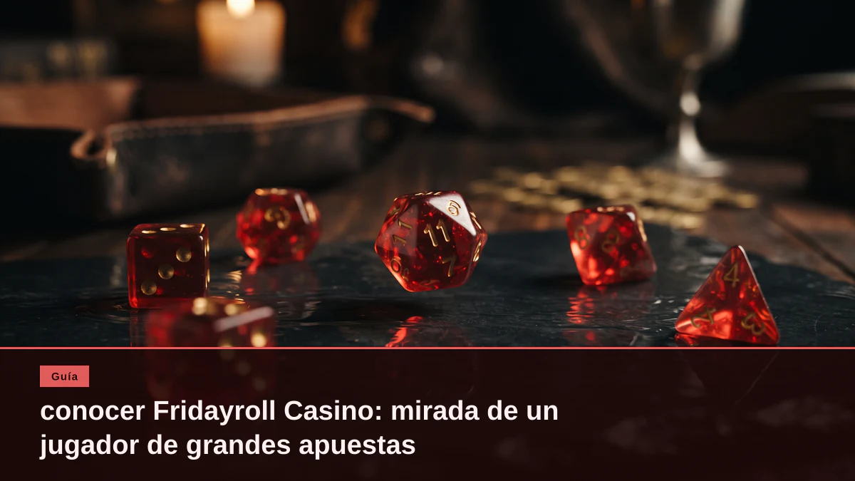 conocer Fridayroll Casino: mirada de un jugador de grandes apuestas