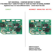 WPW10589838 Correct incorrect
