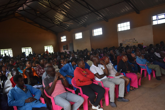 Audience at campus event