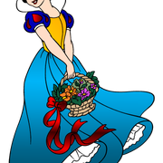 Snow-White-with-flowers