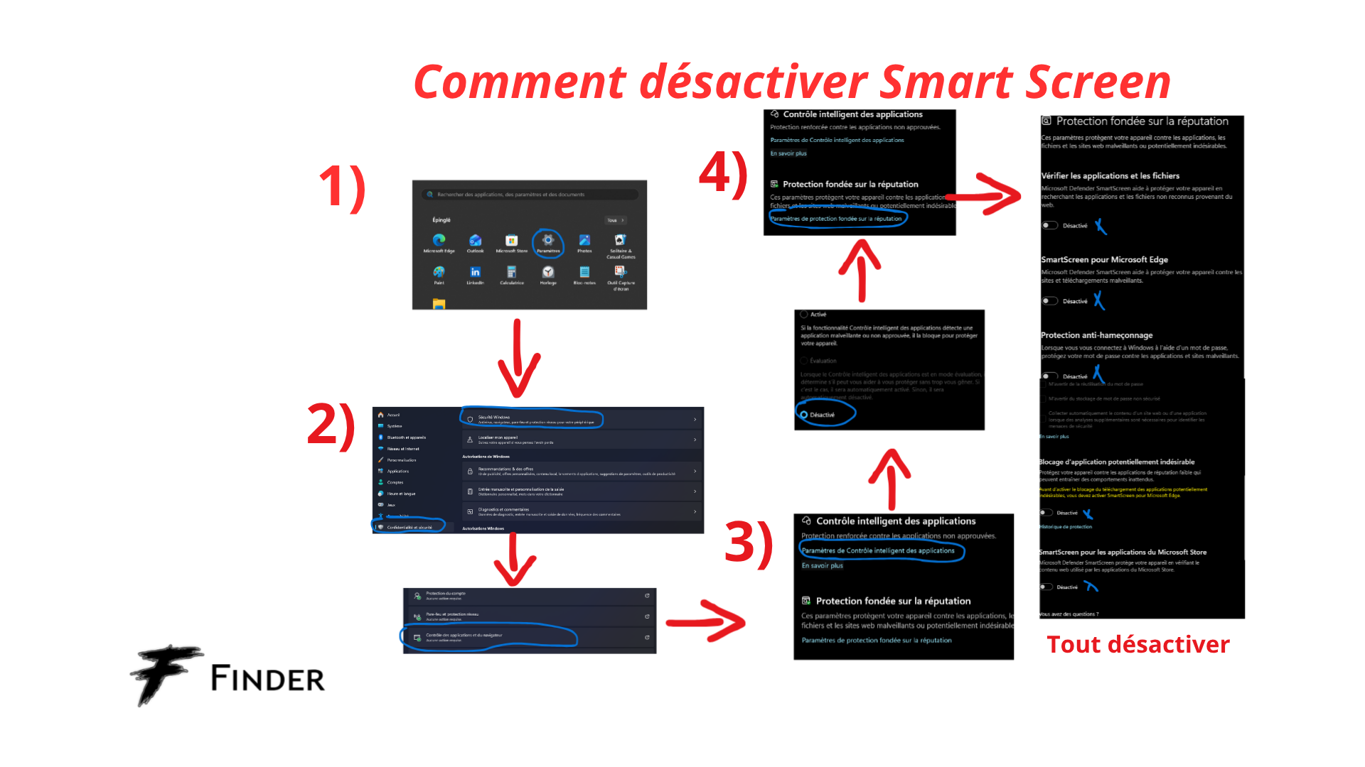 Comment désactiver Smart Screen