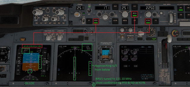 KLAX ILS25 R at 10nm