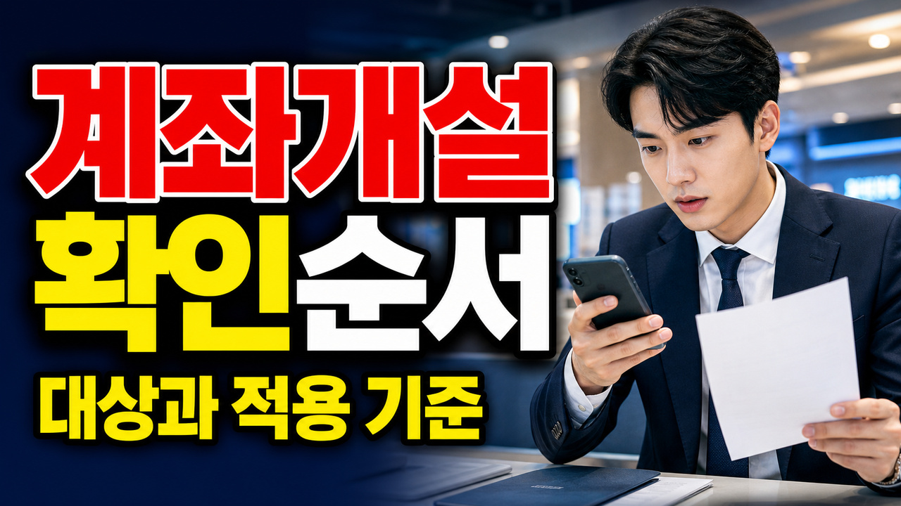 은행 앱에서 안 보이면? 청년미래적금 계좌개설 확인 순서 관련 핵심 정보를 상징적으로 보여주는 썸네일 이미지
